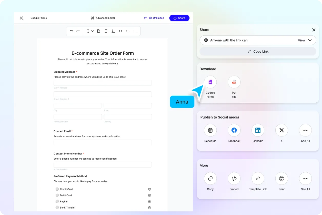 Free AI Google Forms Generator, Free Google Form Builder Online Free AI Google Forms Generator, Free Google Form Builder Online